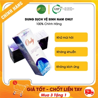 [ Freeship ] Dung dịch vệ sinh nam OnLy chống viêm nhiễm nấm ngứa thơm thoáng cho da vùng kín AGO [100ml]