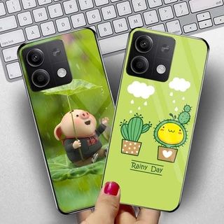 Ốp Lưng XIAOMI REDMI NOTE 13  4G, NOTE 13 5G, NOTE 13 PRO 4G/5G Mặt kính cường lực Cao Cấp, Sang Trọng