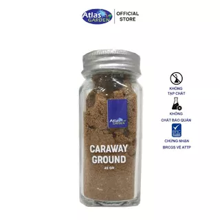 Bột Caraway 45g Nhập Khẩu Đức- Gia vị chế biến thực phẩm Atlas Garden