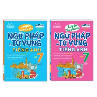 Sách - Combo 2c golbal sucess Luyện chuyên sâu ngữ pháp và từ vựng tiếng anh lớp 7 t1+t2