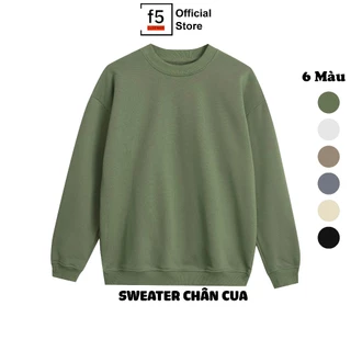 Áo SWEATER UNISEX trơn chất liệu nỉ chân cua cao cấp