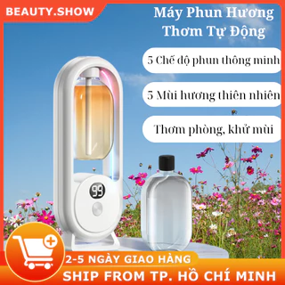 Máy Phun Tinh Dầu, Xịt Thơm Phòng Tự Động, Với 5 Chế Độ Phun Thông Minh, Màn Hình Kỹ THuật Số, Có Đèn Led