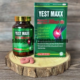 Viên uống bổ xương khớp YES MAX bổ sung glucosamin hỗ trợ giảm đau mỏi xương khớp – Hộp 60 viên