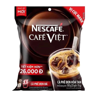 Nescafe VIỆT cà phê đen đá bịch 35gói