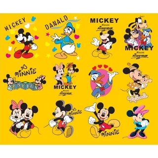 Hình ủi ép nhiệt, in áo. Mẫu Chuột Mickey 02 in áo trẻ em