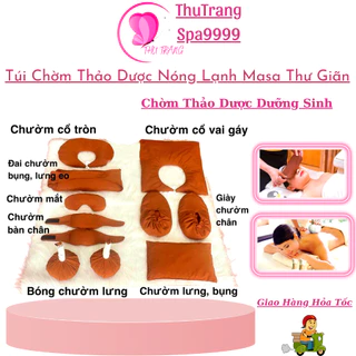 Túi Chườm Thảo Dược, Dưỡng Sinh Túi Chườm Mắt | Củ Chườm Lưng, Chườm Cổ Vai Gáy, Đa Năng Dùng Cho Gia Đình Spa