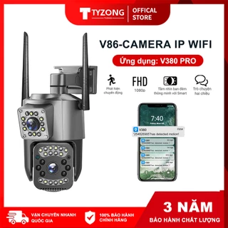TYZONG V86 camera 360 trong nhà an ninh IP ống kính kép HD Ống kính đôi