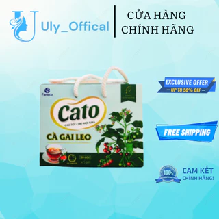 Cao Uống Cà Gai Leo Cato FANECO Hộp 195Gr (Có 39 Gói x 5Gr/Gói)