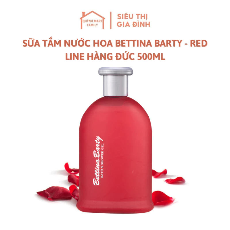 Sữa tắm nước hoa Bettina Barty - Red Line hàng Đức 500ml