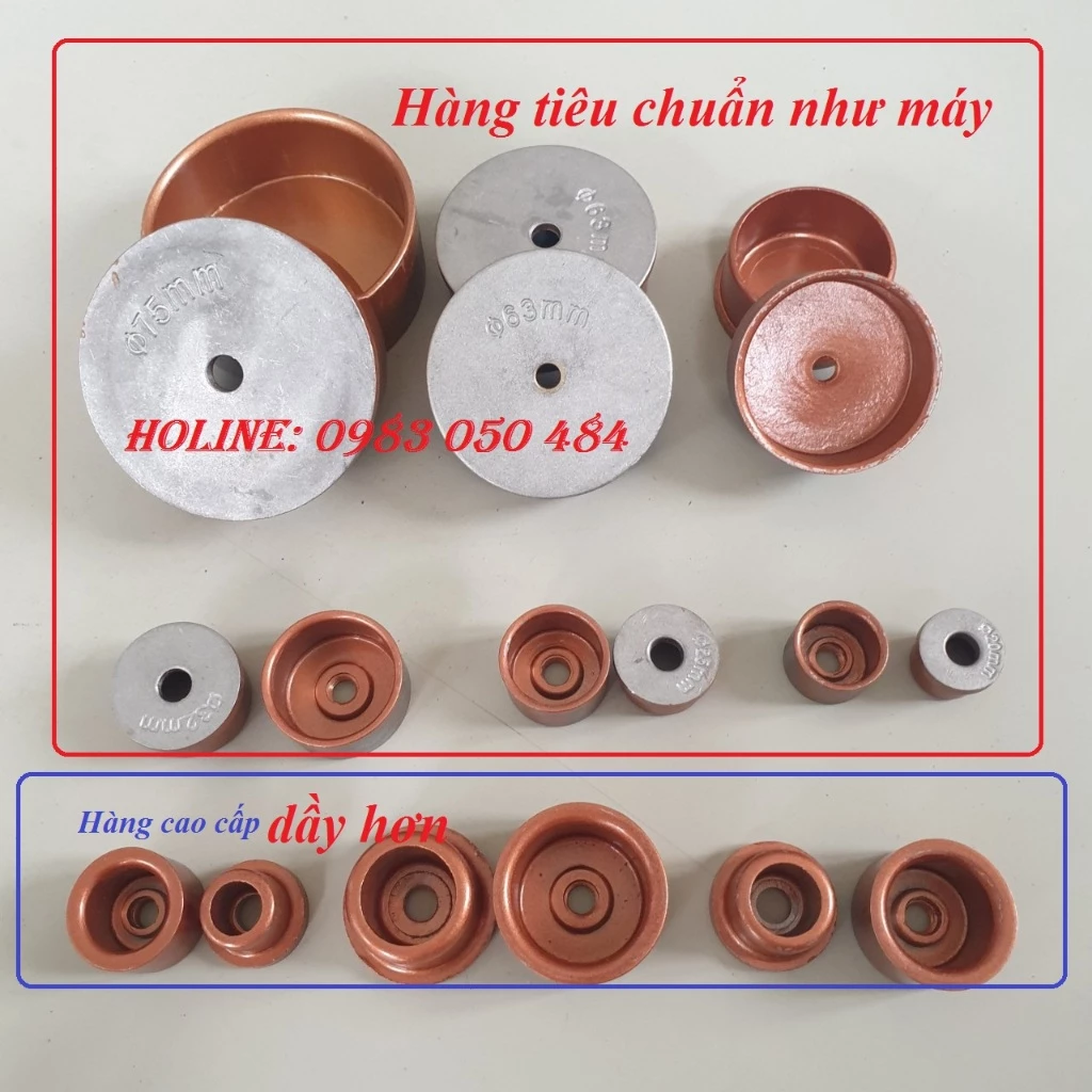 Đầu Máy Hàn Ống Nhiệt PPR 20 25 32 40 50 63 75 đủ size chống dính ống nước nóng - đầu hàn ống nước nóng lạnh