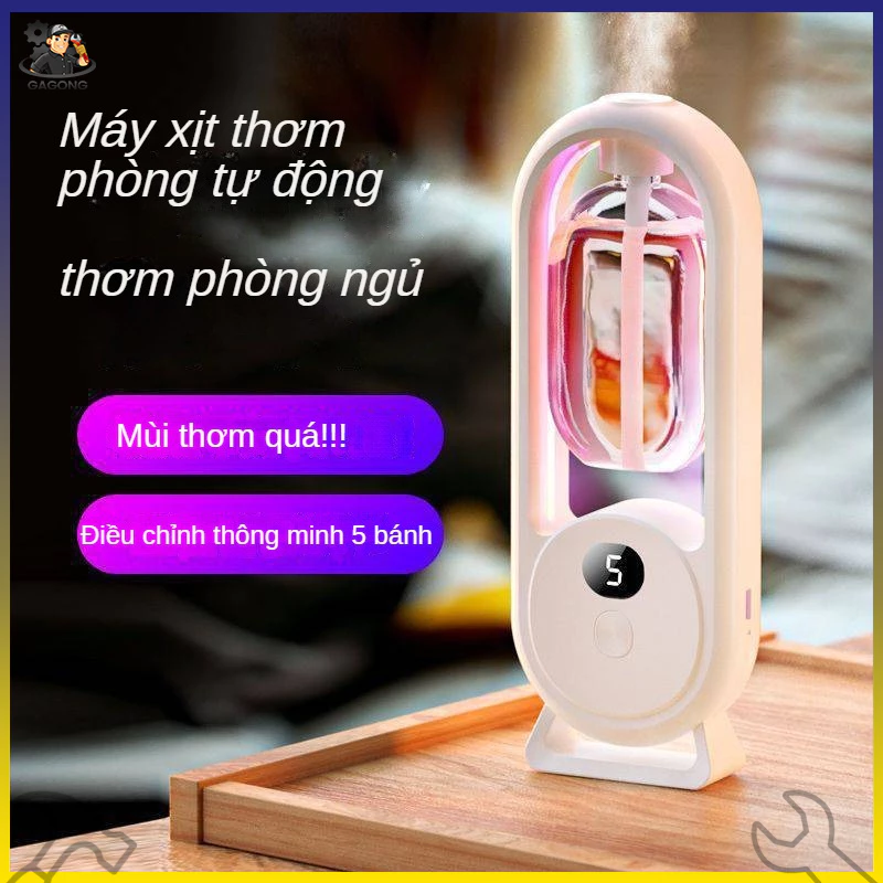 Máy Xịt Thơm Phòng Tự Động máy tinh dầu thơm phòng máy khuếch tán tinh dầu decor phòng ngủ khử mùi nhà tắm