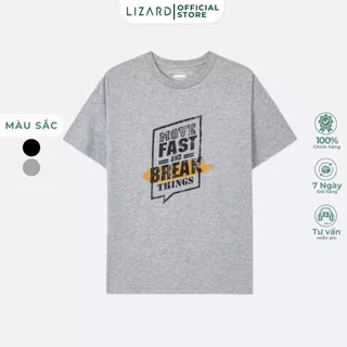 Áo thun bé trai Lizard cotton họa tiết Break Fast - 5SS23TS006