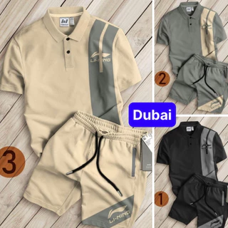 BỘ THỂ THAO NAM NỮ UNISEX POLO L-NING HOT TREND 2024 - DUBAI FASHION