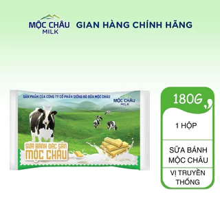 Bánh Sữa Cô Đặc Nguyên Chất Mộc Châu Milk - Gói 200g (14 chiếc)