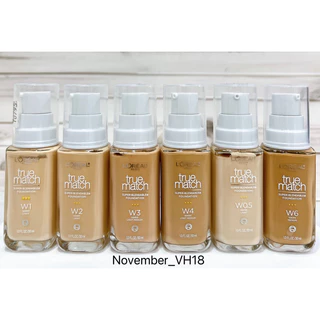 Kem nền dạng lỏng Loreal Paris True Match Super-Blendable Foundation 30ml