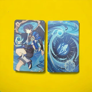 FREESHIP ⭐️ Thẻ Bài Genshin Impact - Nhân Vật Wanderer - Loại TCG - Cán Màng Chống Xước - Chất Liệu Giấy