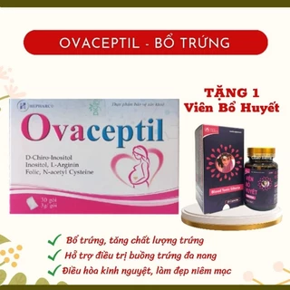 Ovaceptil bổ trứng, hỗ trợ buồng trứng đa nang, tăng thụ thai