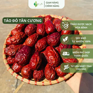 Táo đỏ tân cương không chất bảo quản, táo đỏ tân cương giàu dinh dưỡng, hương thơm dễ chịu, hãm trà hoặc ăn trực tiếp