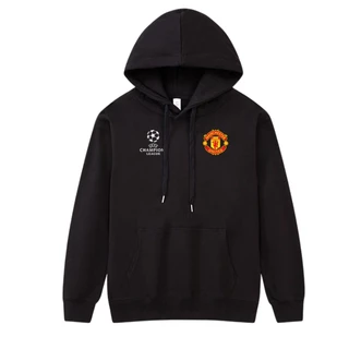 Áo hoodie Manchester United form rộng chất nỉ bông - Áo khoác nỉ nam nữ có mũ in logo MU