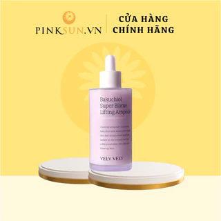 Tinh Chất Dưỡng Da Căng Bóng, Giảm Nhăn Bakuchiol 10,000ppm Super Biome Lifting Ampoule Vely Vely -100ml