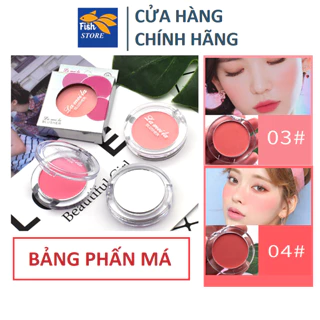 Phấn Má Hồng Phong Cách Hàn Quốc Lameila Blusher Novo Minfei Tông Lì Và Nhũ Color Geometry