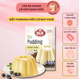 [Date T4/2026] Bột pudding hữu cơ Ruf vị vani 40gam