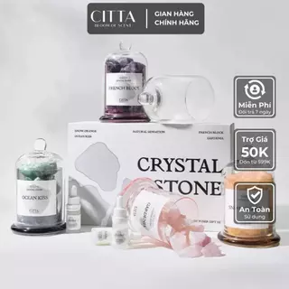 Hộp Quà Tinh Dầu Thơm CITTA CRYSTAL STONE Đá Thạch Anh Cao Cấp, Sang Trọng, Chính Hãng CITTA