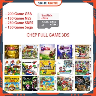 Thẻ nhớ máy chơi game Nintendo 3DS Thẻ nhớ Nintendo 3DS Thẻ nhớ 3DS Thẻ nhớ chép game Nintendo 3DS Thẻ nhớ chép game 3DS