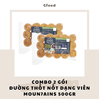 [COMBO 2 GÓI] Moun7ains Đường Thốt Nốt Dạng Viên 500gr