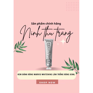 (Hàng cty) Kem Đánh Răng MARVIS Whitening Mint 85ML