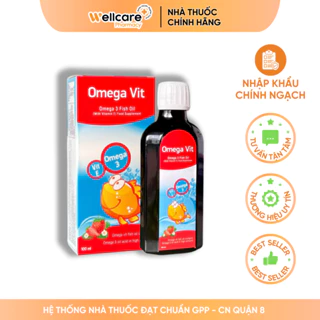 Omega Vit [Chính hãng] – Chai 100ml Bổ sung Omega3 tinh khiết, hàm lượng cao, phát triển trí não và hệ thần kinh cho trẻ