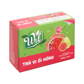 Trà Wil Vị Ổi Hồng Hộp 272G (16 Gói*17G)