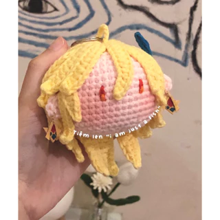 [𝐆𝐞𝐧𝐬𝐡𝐢𝐧 𝐈𝐦𝐩𝐚𝐜𝐭 - 𝐊𝐚𝐯𝐞𝐡] Handmade Crochet - Móc khoá len Kaveh (hàng ko có sẵn)