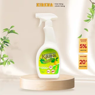 Xịt chống muỗi Kirena đuổi muỗi cho bé và người lớn lên đến 8h dung tích 500ml