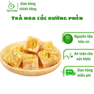 Trà hoa cúc đường phèn mật ong, set trà đường thanh nhiệt, giải độc, mát gan, đẹp da