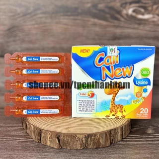 Siro tăng chiều cao Calci New bổ sung  canxi, vitamin d3 hỗ trợ phát triển xương cho bé, tăng khả năng hấp thu - 20 ống