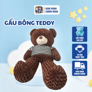 Gấu Bông Teddy Gấu Bông 5 Sao - Gấu Bông Teddy Siêu To Khủng Lồ Màu Nâu, Lông Xù Gấu Bông Ôm Ngủ Siêu Thích