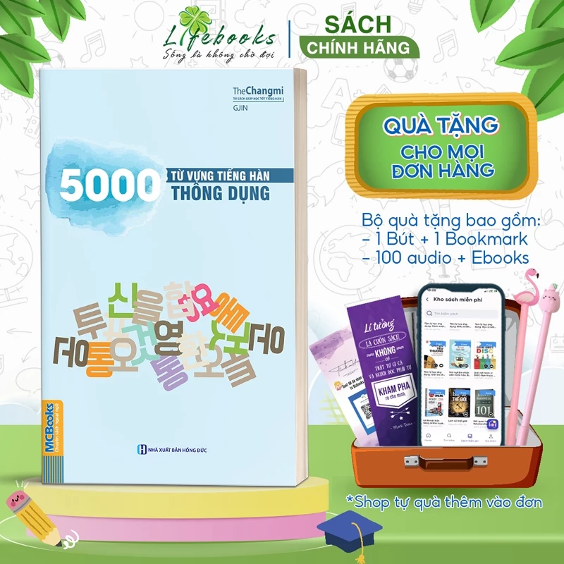 Sách 5000 từ vựng tiếng Hàn thông dụng