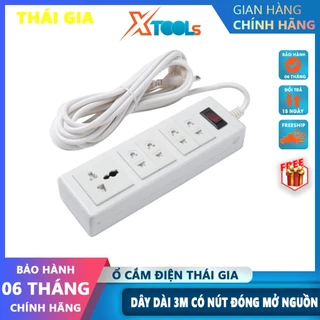 Ổ cắm điện THÁI GIA ổ điện có dây cắm dài 3m chất lượng chính hãng thiết bị điện gia dụng điệp áp 150-220V