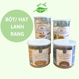 Hạt lanh nâu và bột hạt lanh nâu rang Flax Seed Powder