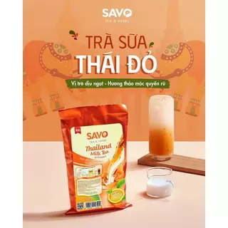 Trà sữa thái đỏ Savo - hòa tan