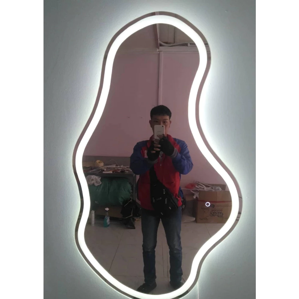 GƯƠNG DECOR HÌNH HẠT ĐẬU TREO TƯỜNG