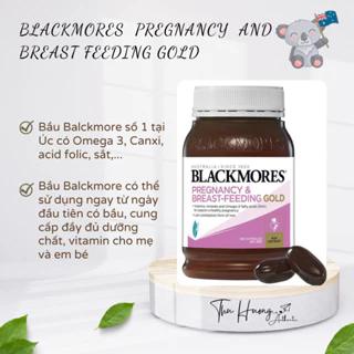 Vitamin tổng hợp cho mẹ bầu Blackmores Pregnancy And Breast Feeding Gold bổ sung đầy đủ dưỡng chất cho kỳ 60 viên