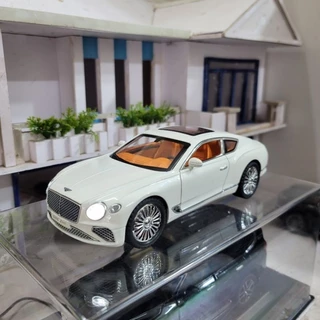 Mô hình xe Bentley GT tỉ lệ 1:24 có đánh lái, có đèn và chạy cót