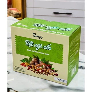 Bột ngũ cốc dinh dưỡng thuần chay có đường Behapy hộp 450gr ( 25 gói 18gr)