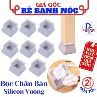 SET 20 Vỏ Bọc Chân Bàn Ghế Bằng Silicon Co Giãn Tốt - Bịt Chân Bàn Chống Trượt,Miếng Silicon Bọc Chân Ghế Chống Xước Sàn