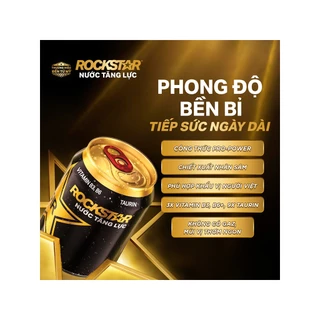 Nước tăng lực Rockstar lon 250ml