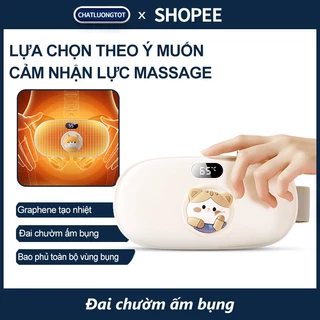 Đai giữ nhiệt làm ấm tử cung - Massage rung giảm đau kỳ kinh - Bảo hành 3 tháng - YN400