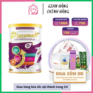 Sữa non tiểu đường DIASOMALT 850g ổn định đường huyết - Sữa dành cho người tiểu đường MẪU MỚI