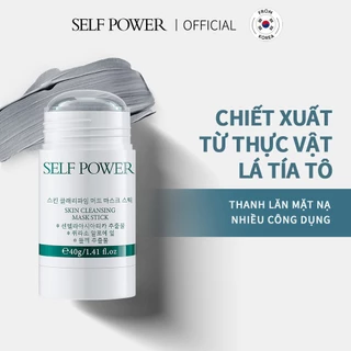 Thanh Lăn Mặt Nạ Đất Sét Ngăn Ngừa Mụn Và Làm Sạch Sâu Lỗ Chân Lông SELF POWER 40g